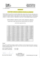 Rozhodnutí o přijetí k základnímu vzdělávání 2025/26