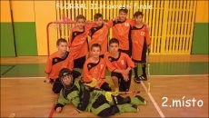 Stříbrná medaile ve florbalu 4. - 5.tříd