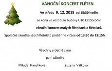 Vánoční koncert fléten