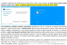 Pomůcka pro přechod na Windows 10