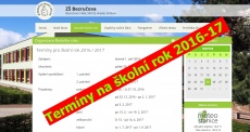 Termíny pro školní rok 2016-17