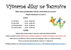 Výtvarné dílny na Bezručce podzim 2016