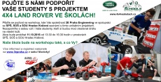 Workshop 4x4 Landrover na školách