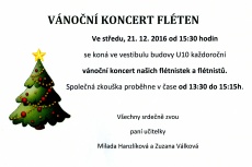 Vánoční koncert fléten