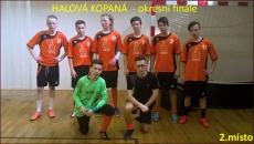 Stříbrná medaile z okresního finále v kopané