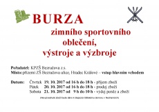 Burza zimního sportovního oblečení, výstroje a výzbroje