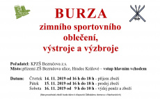 Burza zimního sportovního oblečení, výstroje a výzbroje