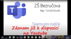 Záznam Online školení Teams pro rodiče